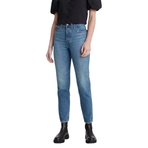 Levi's Vintage-Inspired Medium Wash Contemporary Wedgie Fit Ankle Jeans US 28 - Picture 1 of 10